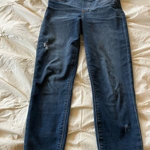 Womens Spanx skinny jeans petite small